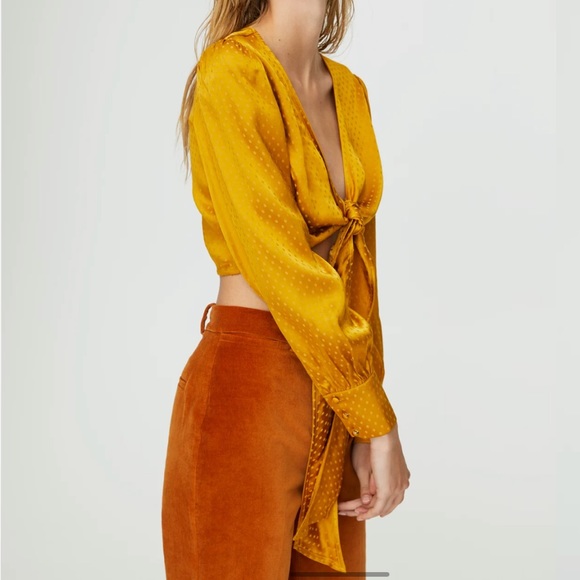 Wilfred Vivi Blouse long sleeve tie cropped - Picture 8 of 10